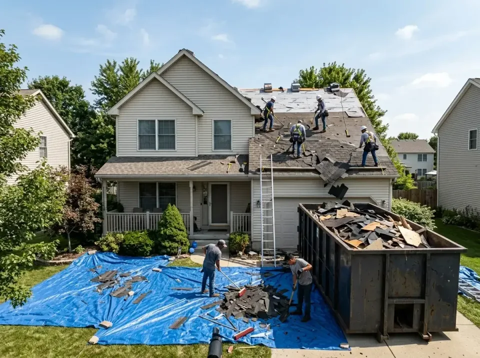 roof-replacement-debris-remova-004 — frequently asked questions, Cheapest Dumpster Rentals in Cherokee Village, AR